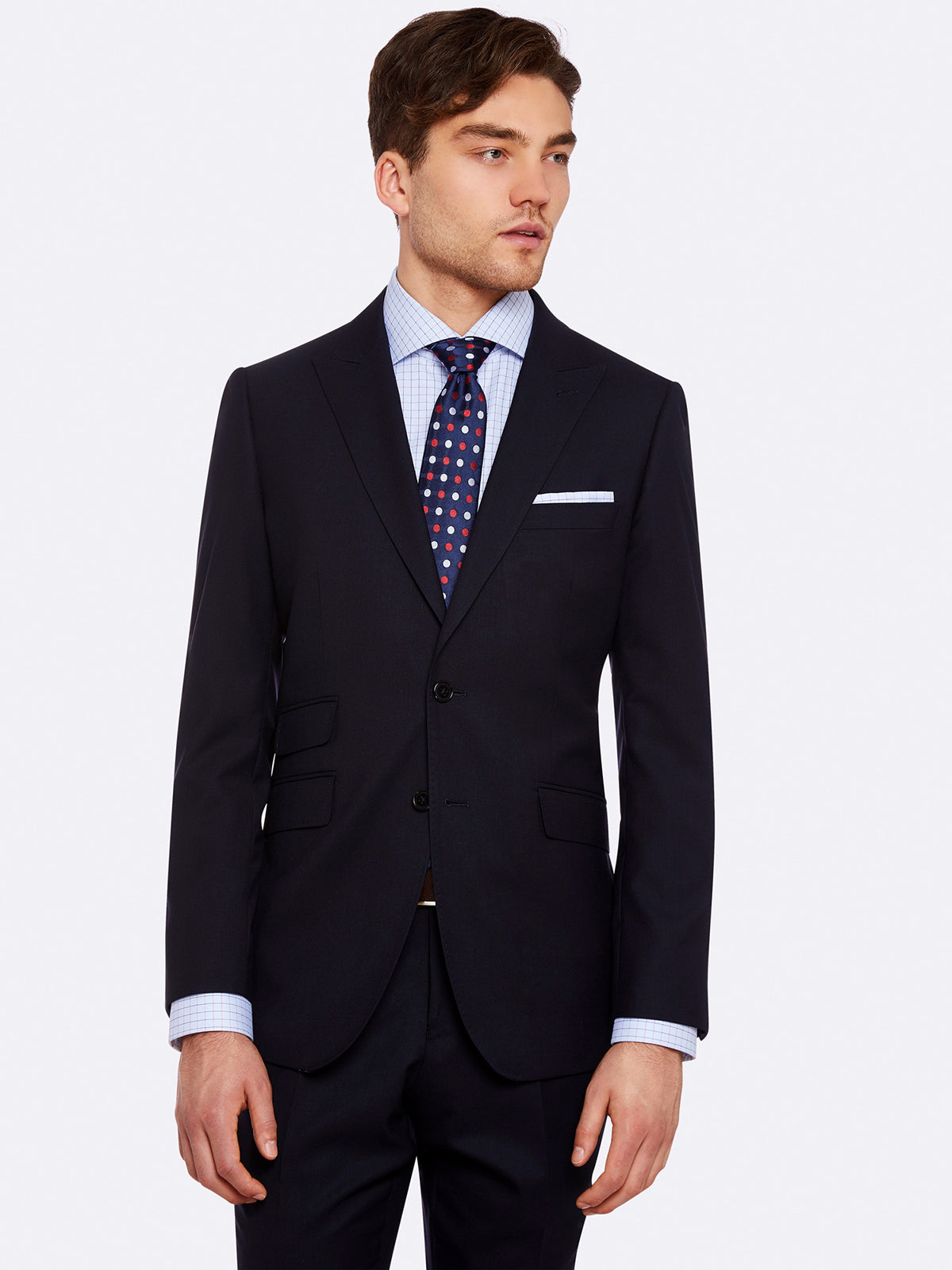 HOPKINS PEAK LAPEL WOOL JACKETX