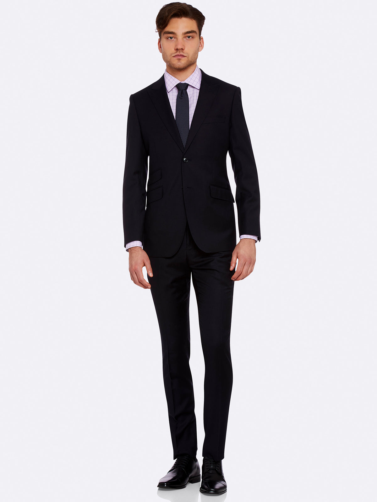 HOPKINS PEAK LAPEL WOOL JACKET