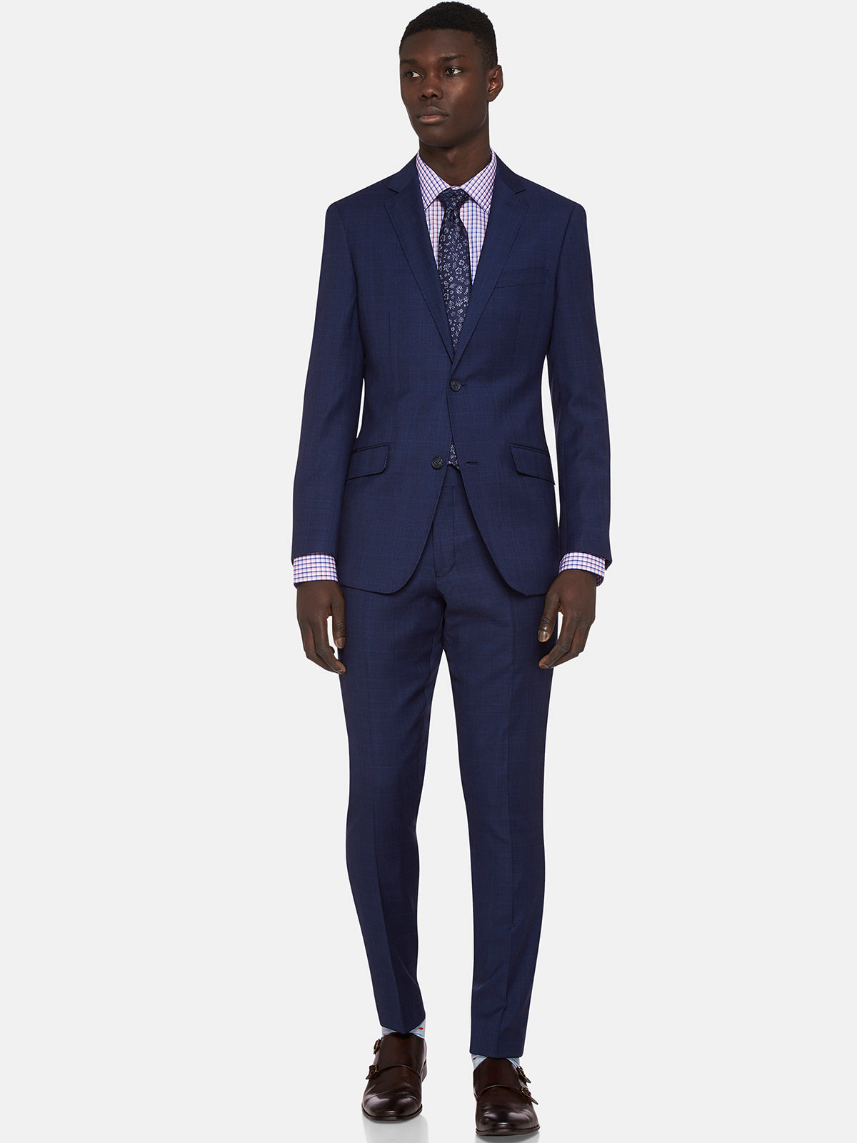 HOPKINS WOOL SUIT TROUSERS