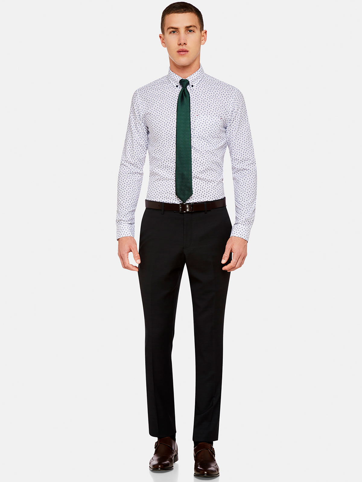 HOPKINS WOOL SUIT TROUSERS