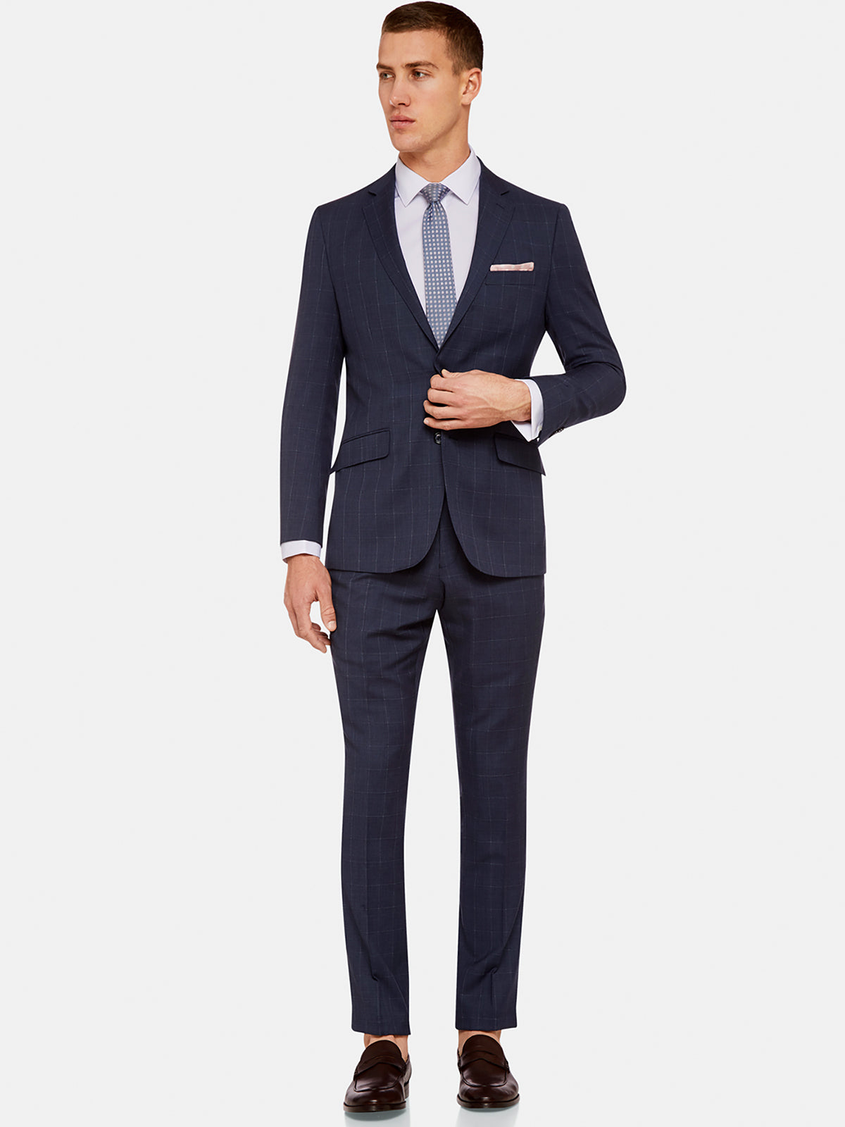 HOPKINS WOOL SUIT TROUSERS