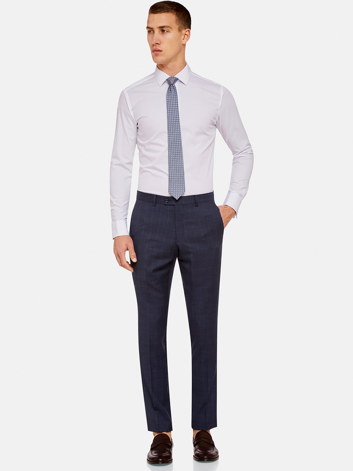 HOPKINS WOOL SUIT TROUSERS