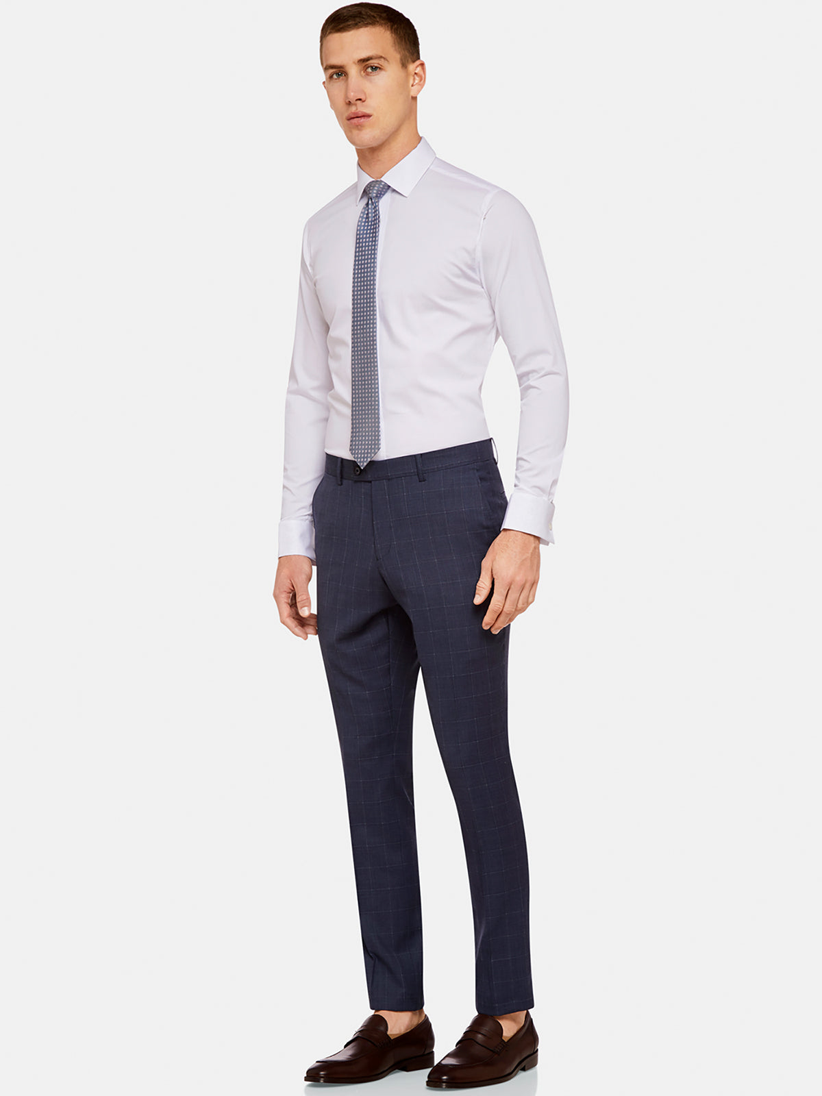 HOPKINS WOOL SUIT TROUSERS