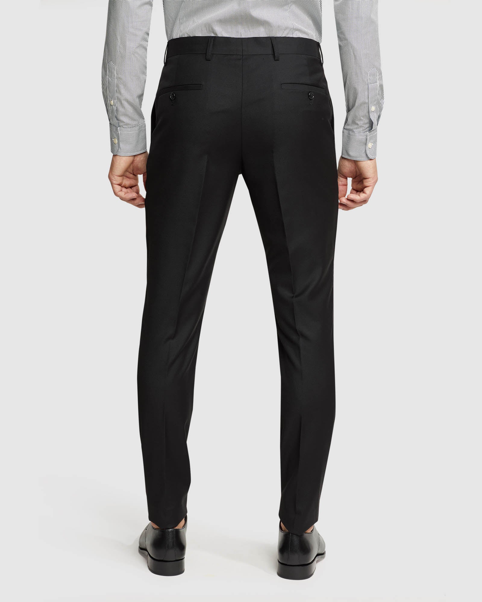 DINNER SUIT TROUSERS WITH SATIN TAPE