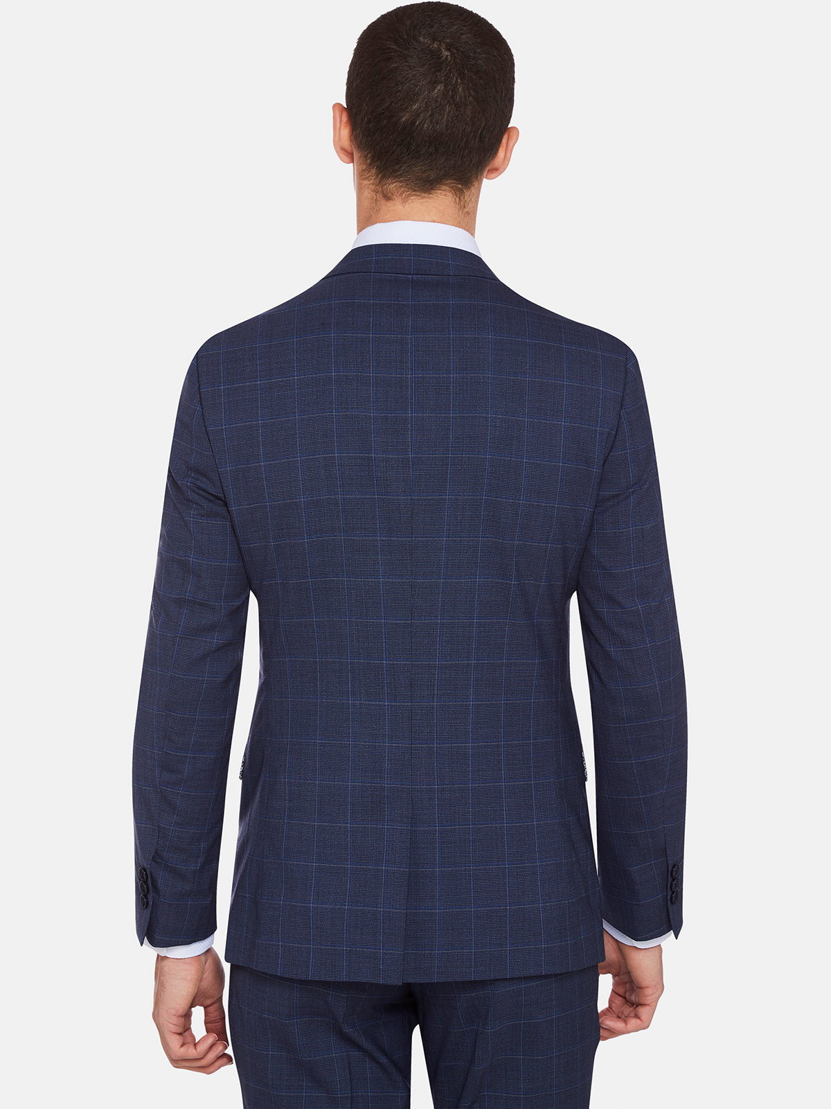 HOPKINS PEAK LAPEL WOOL SUIT JACKET