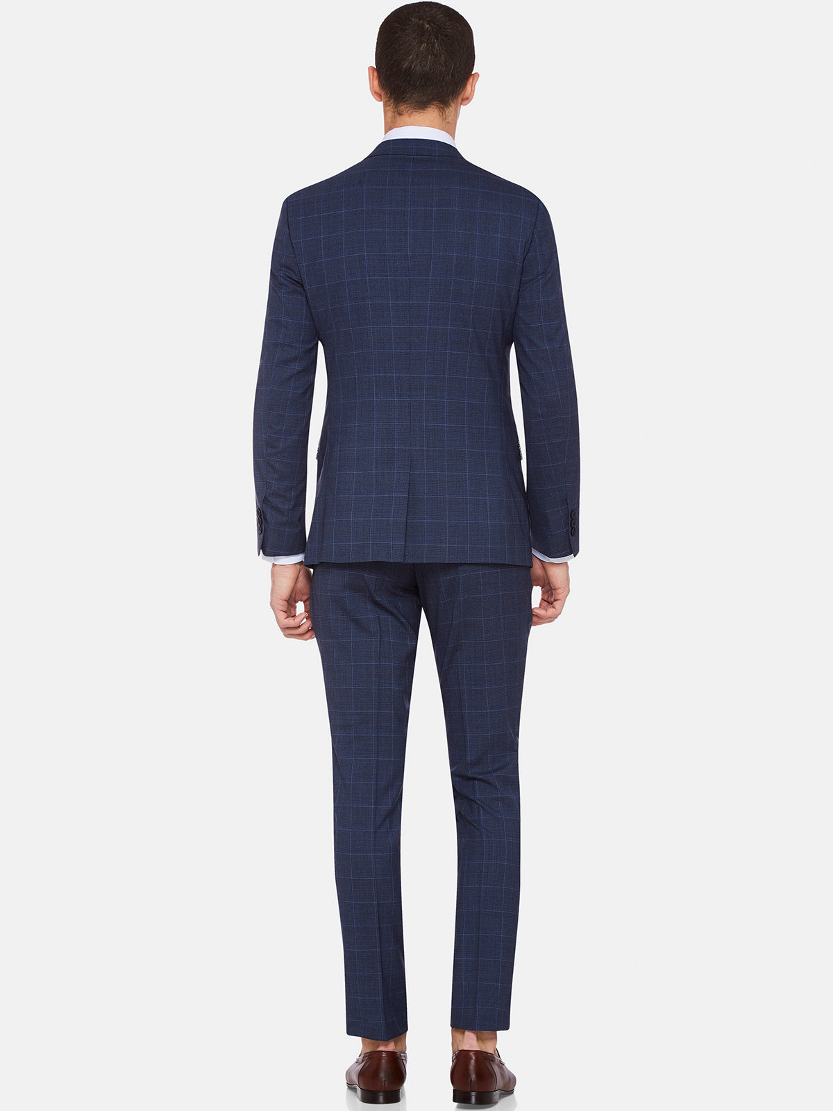 HOPKINS PEAK LAPEL WOOL SUIT JACKET