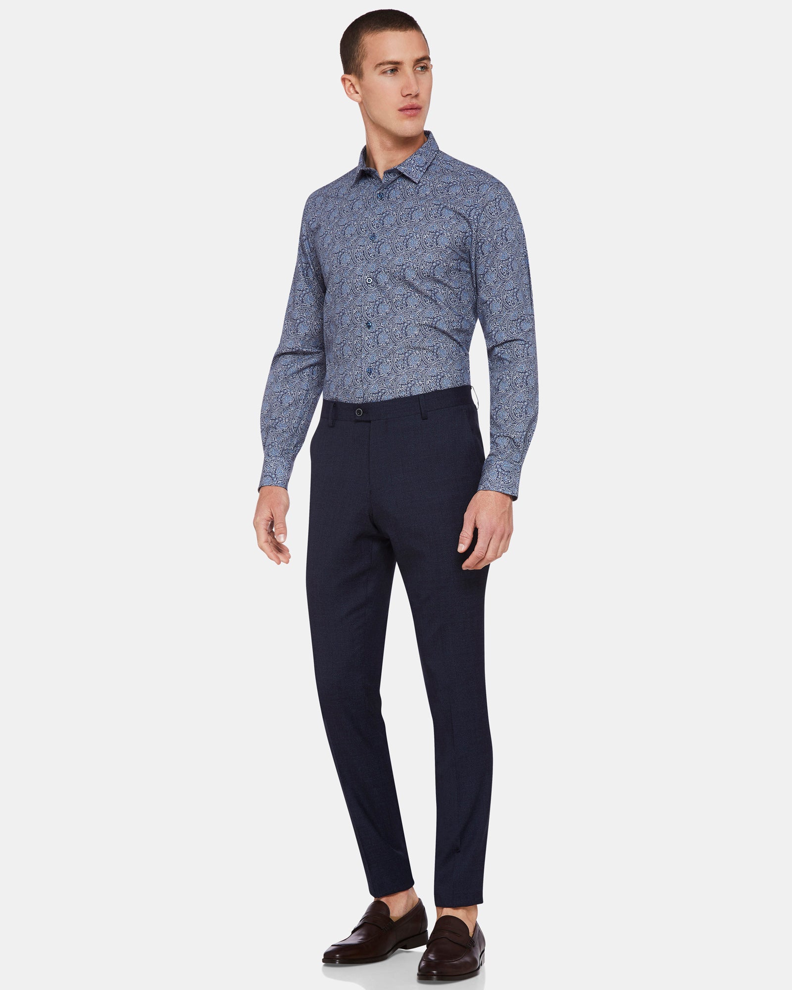 HOPKINS WOOL SUIT TROUSERS