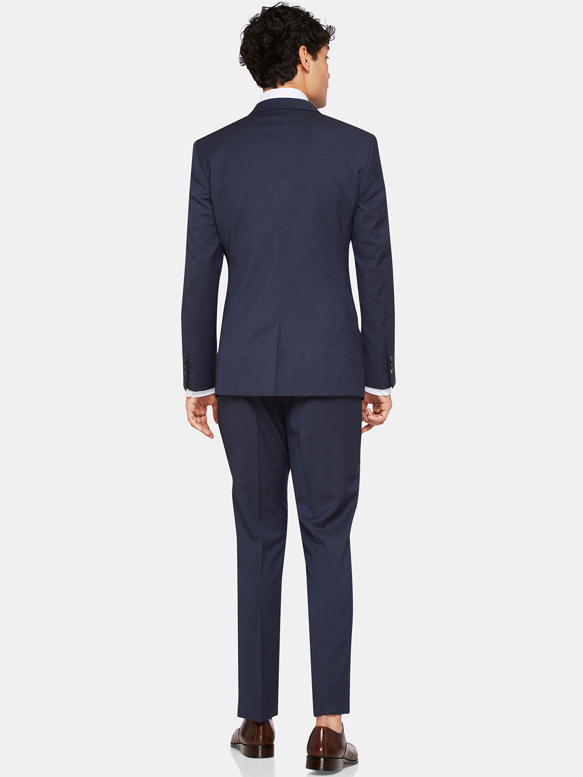 HOPKINS PEAK LAPEL WOOL SUIT JACKET