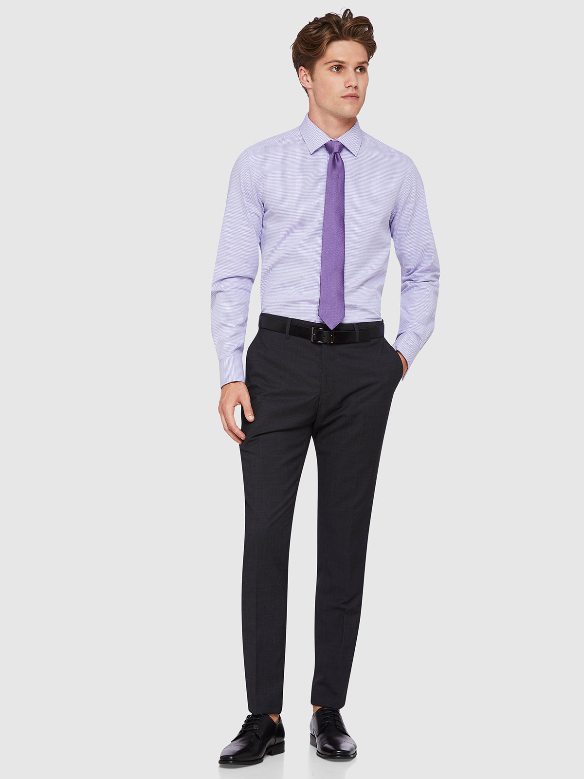 HOPKINS WOOL SUIT TROUSERS