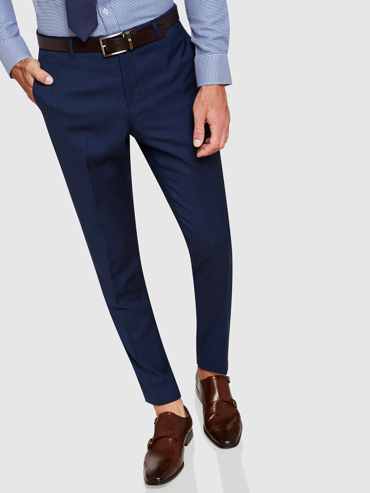 BYRON WOOL SUIT TROUSERS