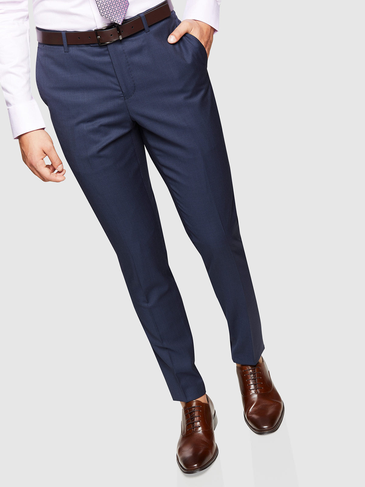 BYRON WOOL SUIT TROUSERS