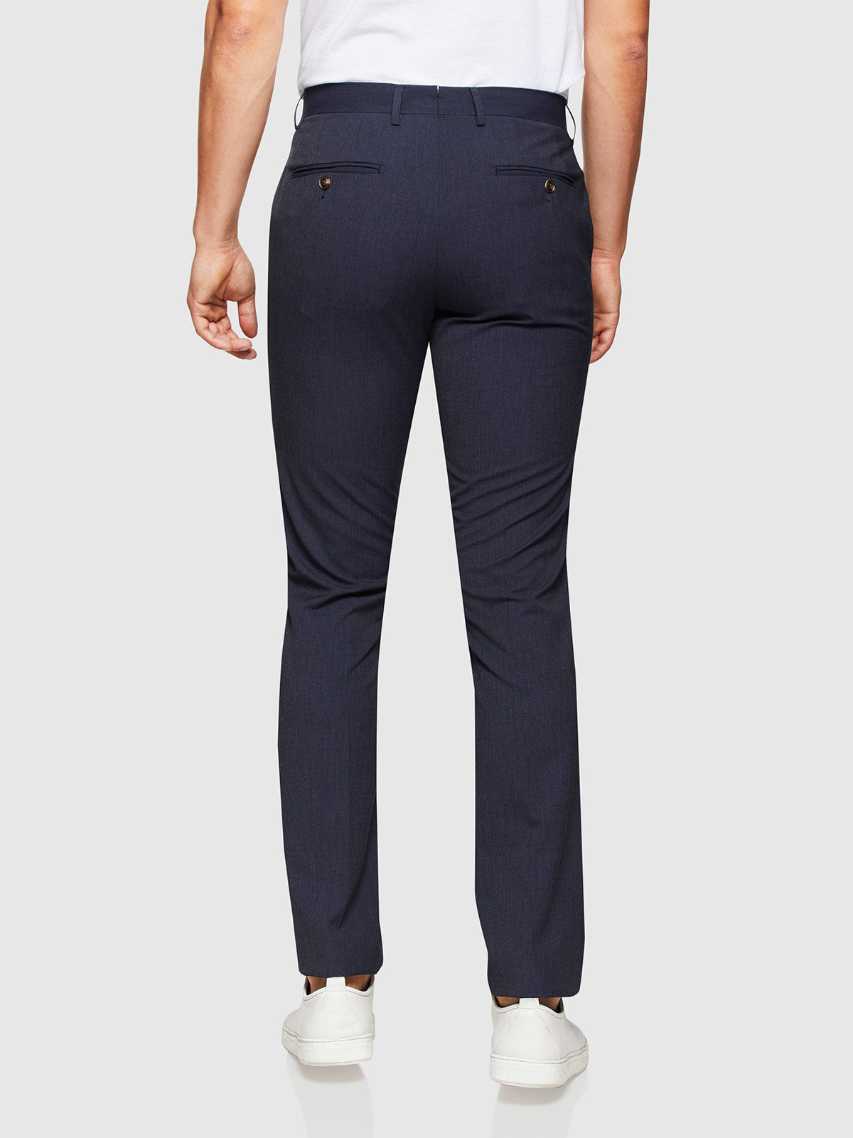 STRETCH TEXTURED TROUSERS