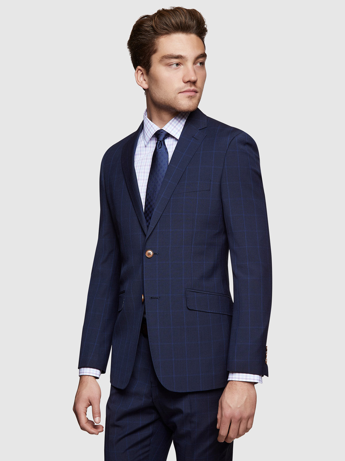 HOPKINS WOOL STRETCH SUIT JACKET