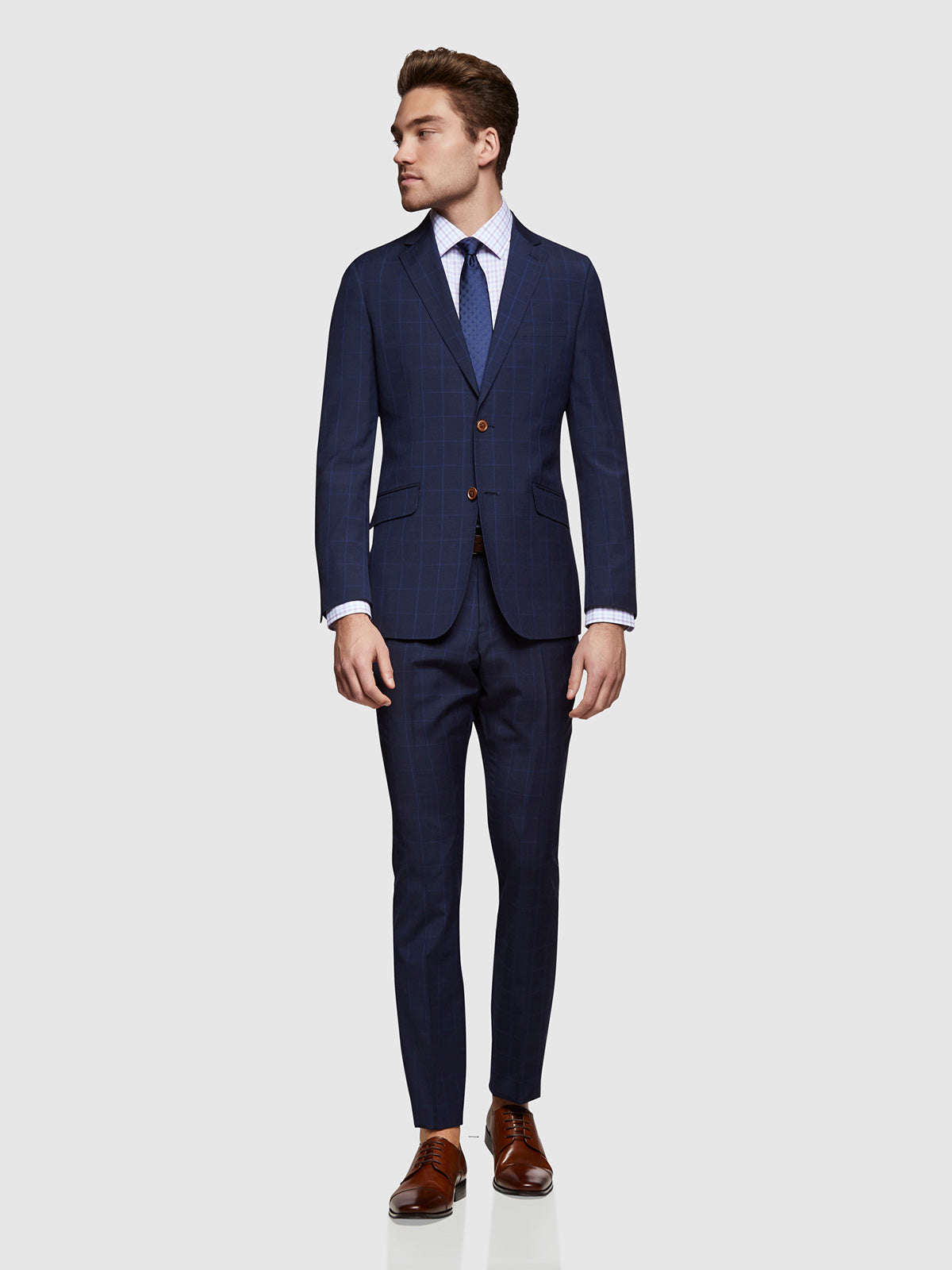 HOPKINS WOOL STRETCH SUIT JACKET