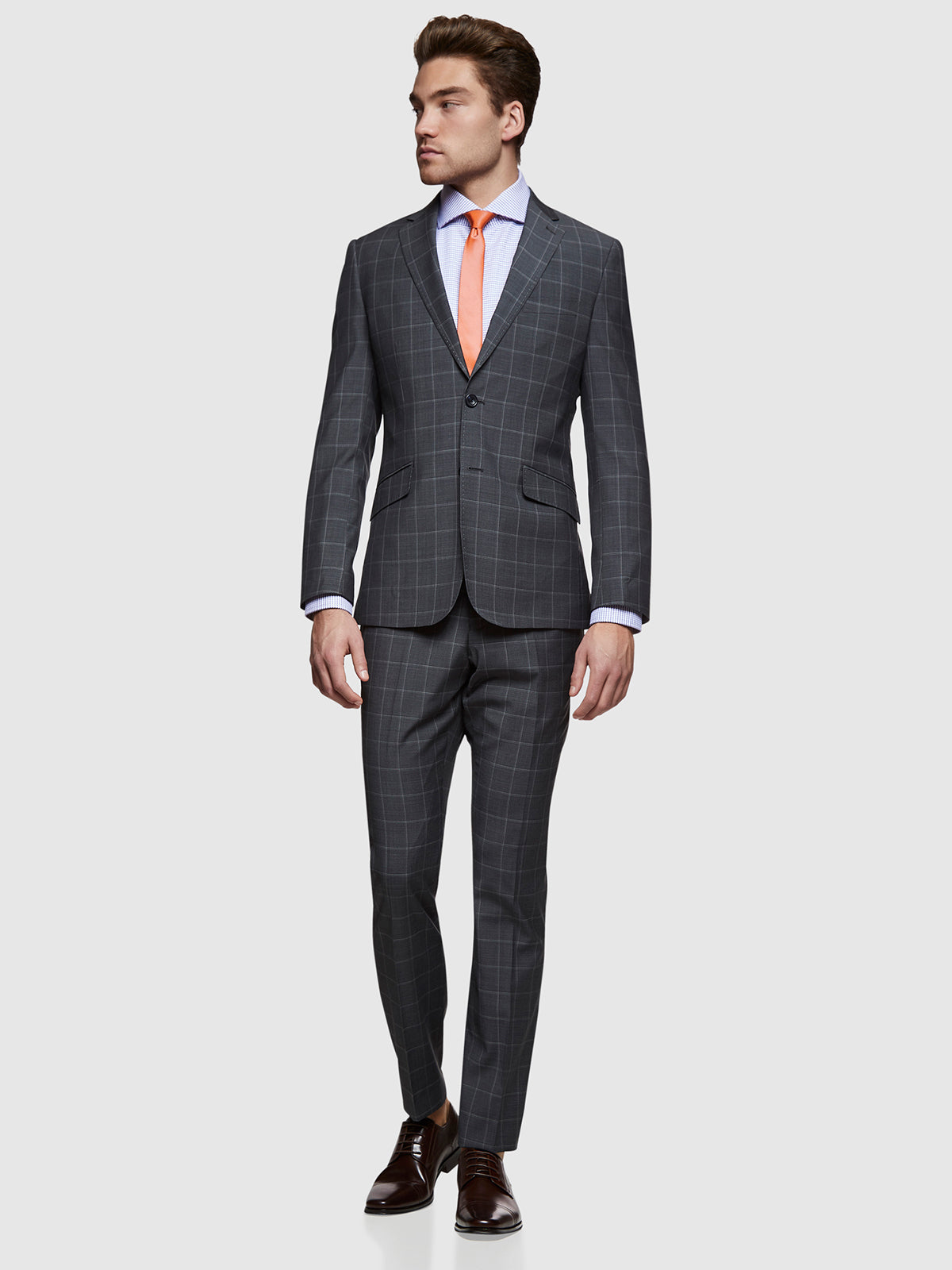 HOPKINS WOOL STRETCH SUIT JACKET