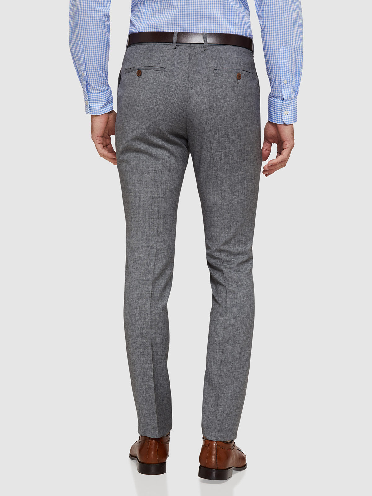 HOPKINS WOOL MOHAIR SUIT TROUSERS