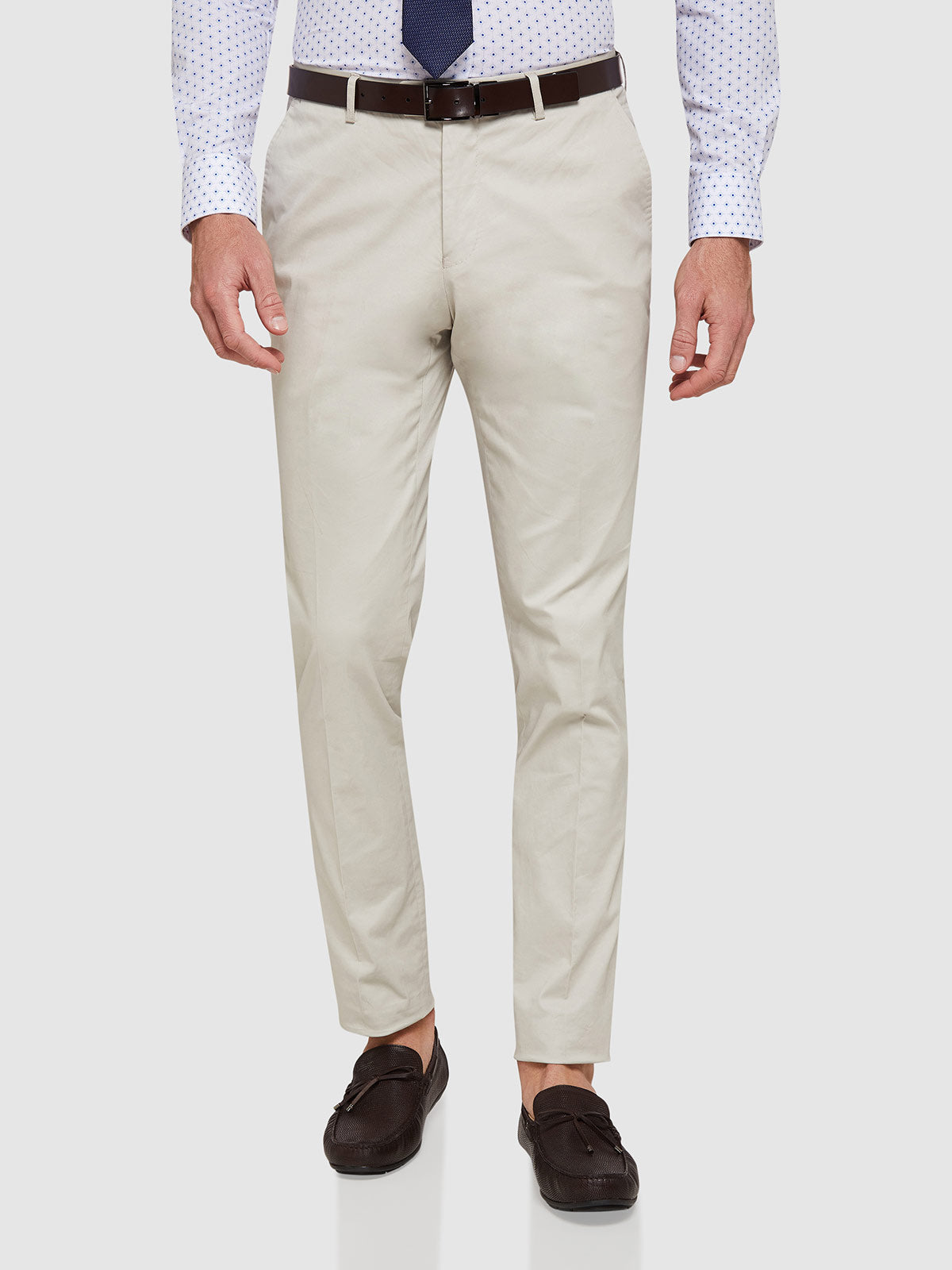 BYRON COTTON STRECH SUIT TROUSERS