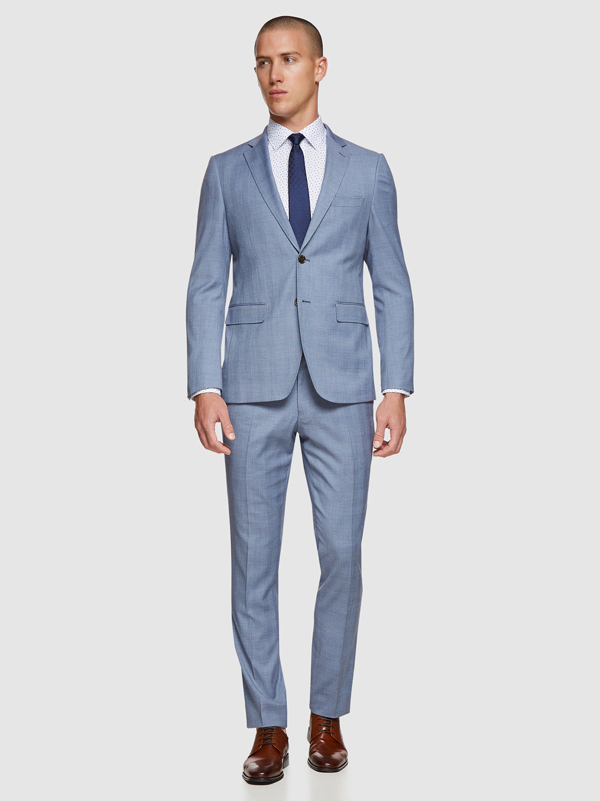 AUDEN ECO CHECKED SUIT TROUSERS