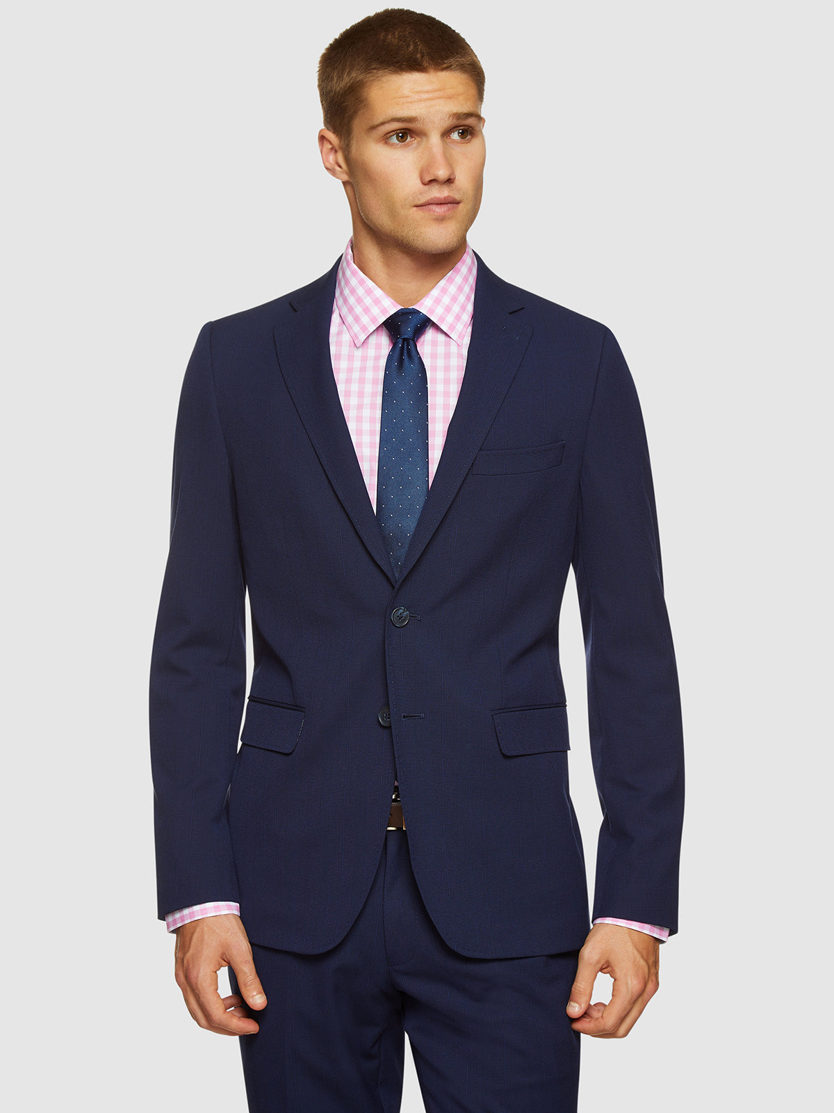 AUDEN ECO CHECKED SUIT JACKET