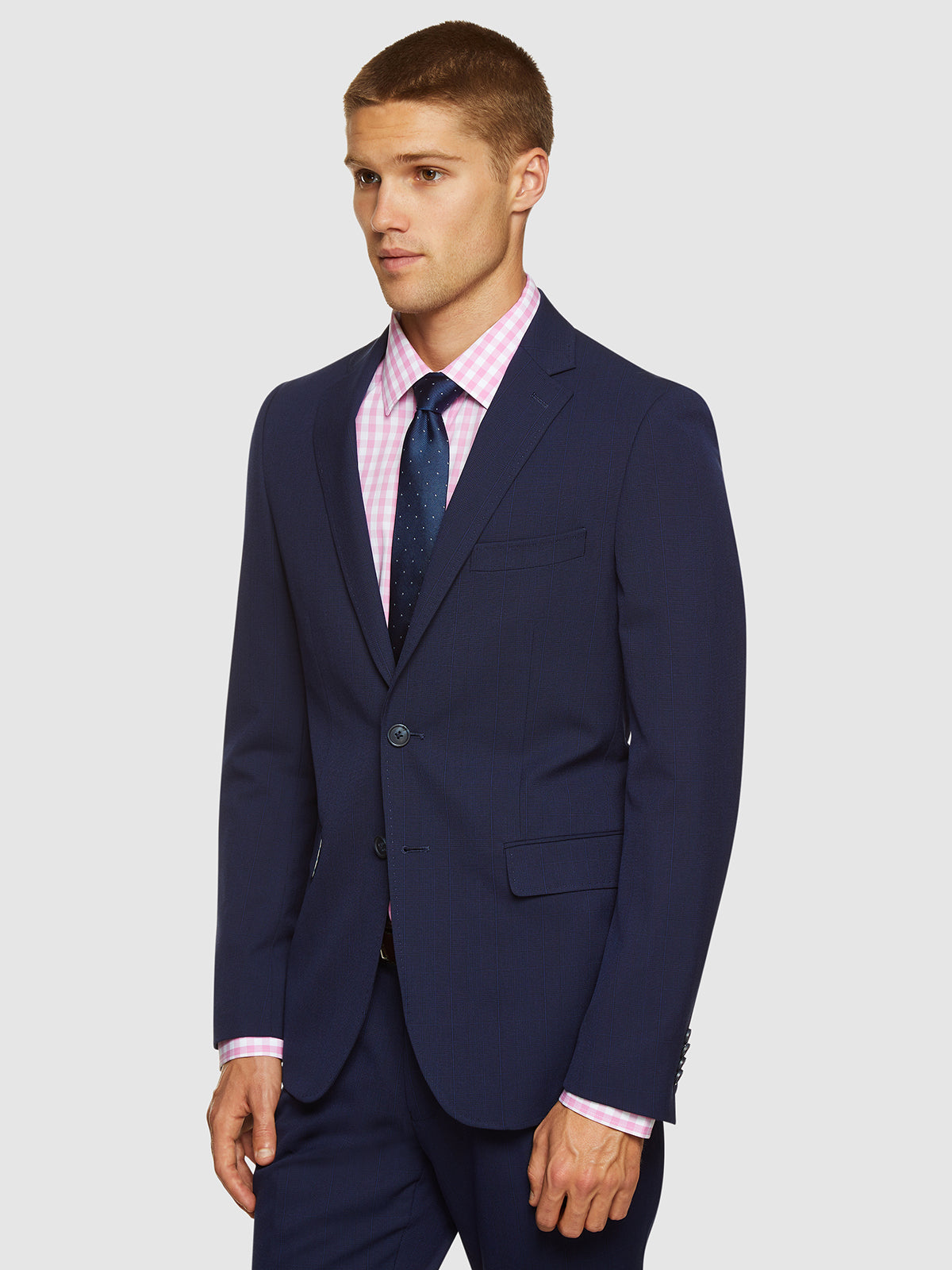 AUDEN ECO CHECKED SUIT JACKET