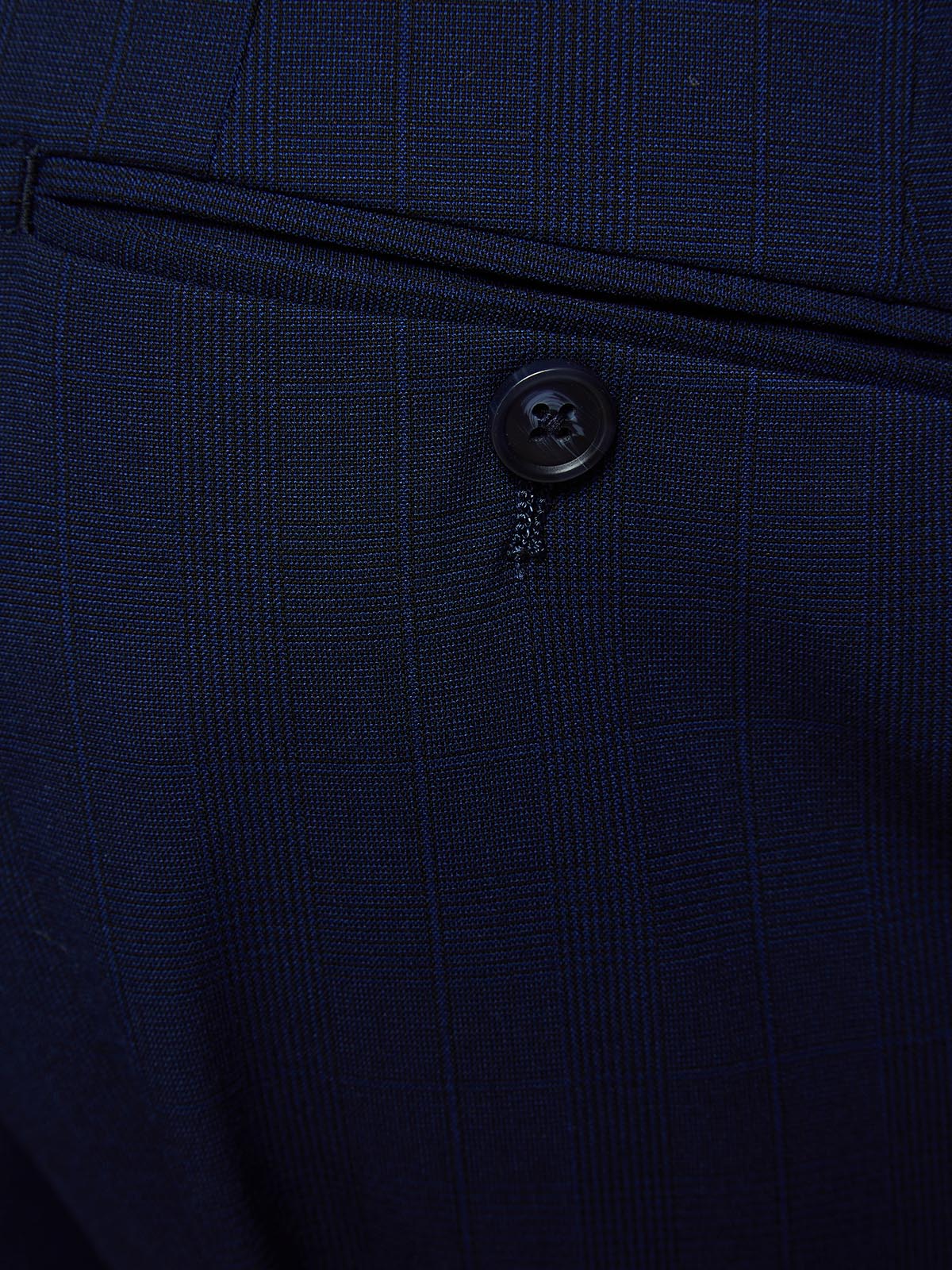 AUDEN ECO CHECKED SUIT TROUSERS