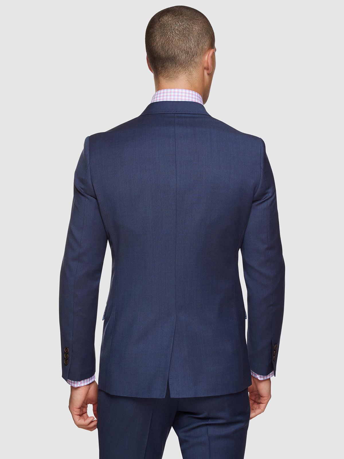 HOPKINS PEAK LAPEL WOOL SUIT JACKET