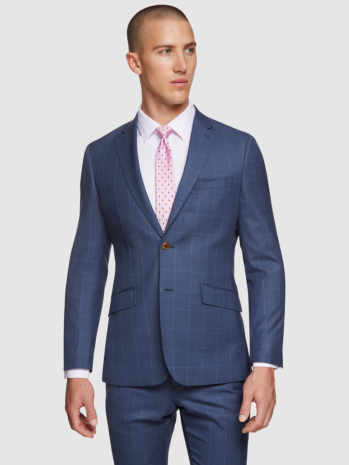 NEW HOPKINS WOOL STRETCH CHECK JACKET