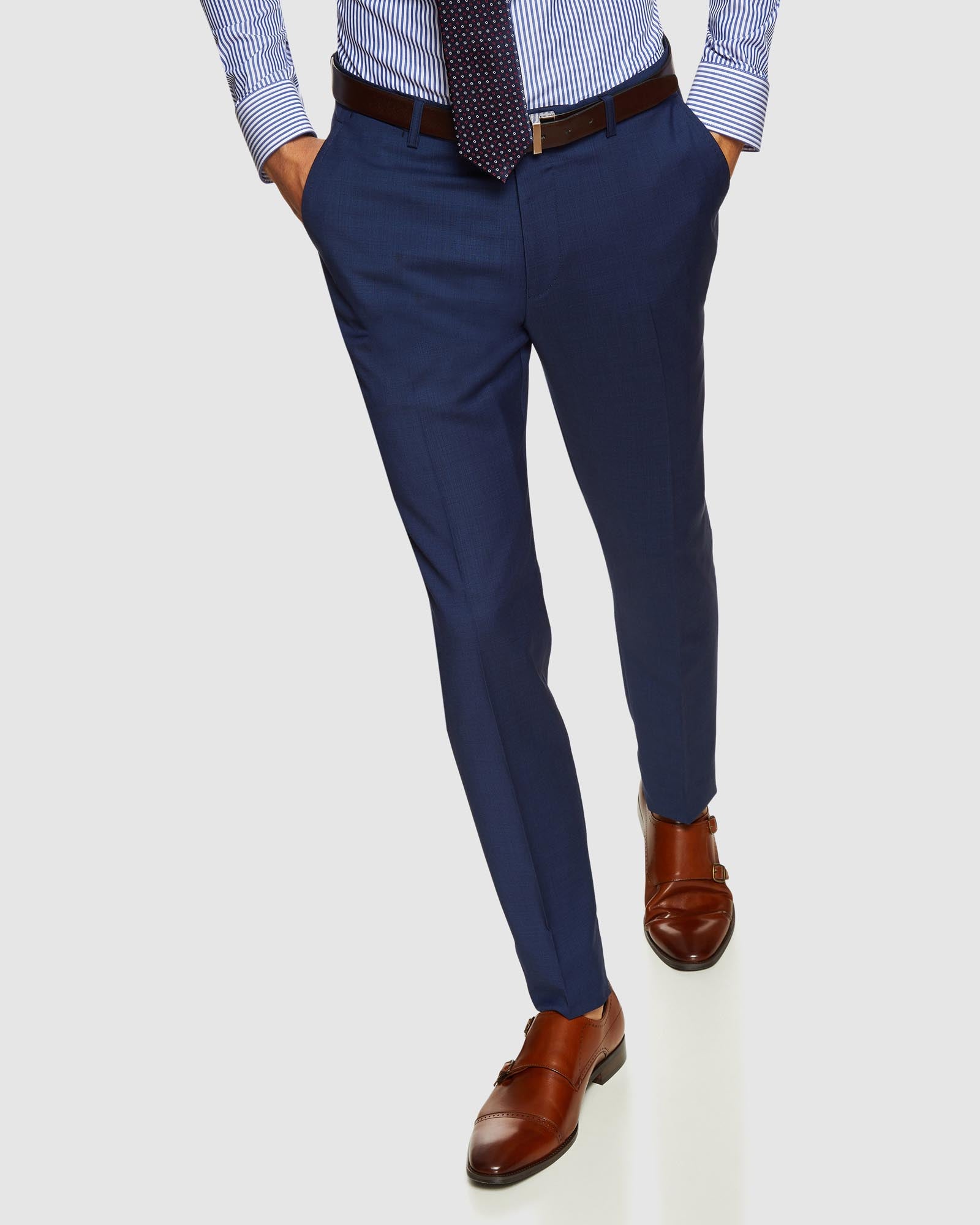 BYRON WOOL SUIT TROUSERS