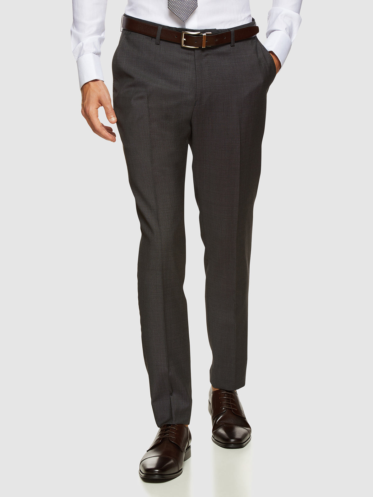 BYRON WOOL SUIT TROUSERS