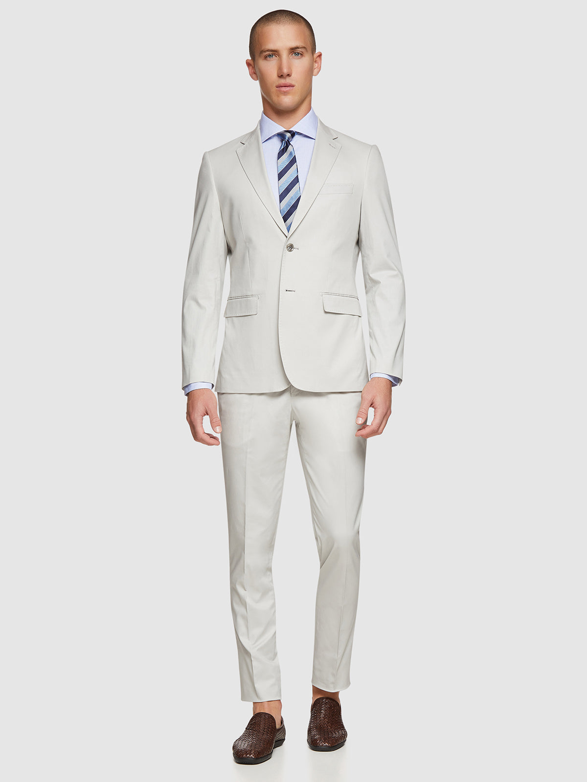 BYRON COTTON STRETCH SUIT TROUSER