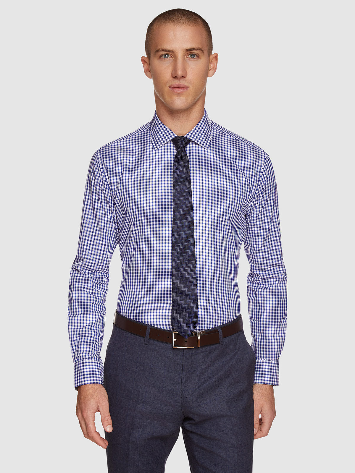 ISLINGTON TWILL CHECKED SHIRT