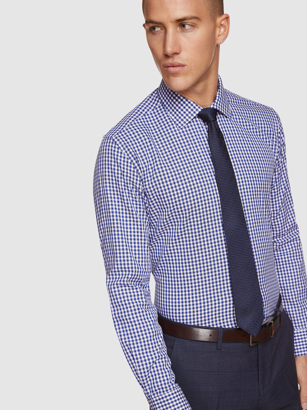 ISLINGTON TWILL CHECKED SHIRT