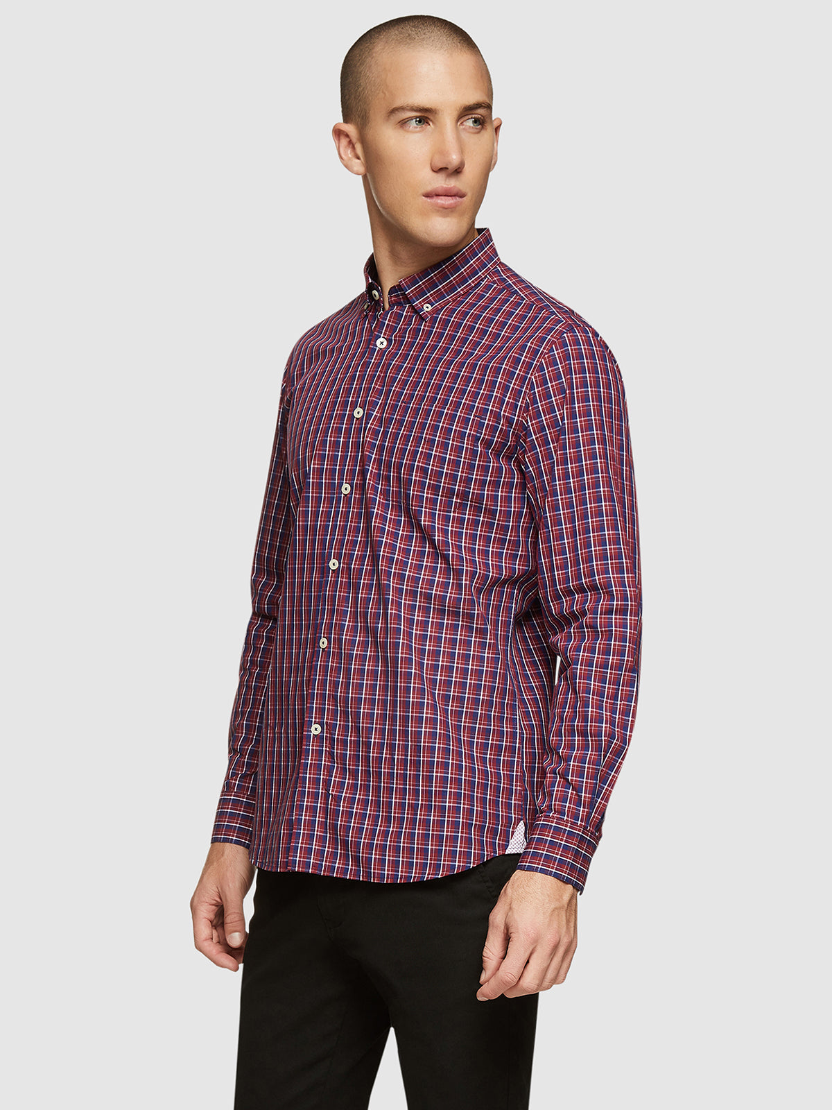 STRATTON REGULAR FIT CHECKED SHIRT