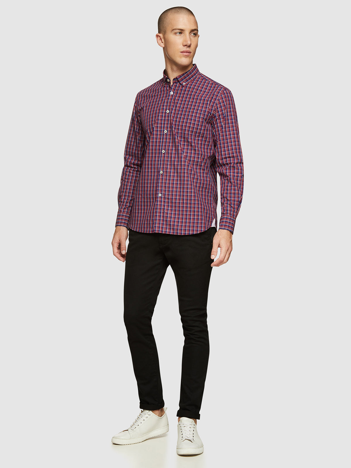 STRATTON REGULAR FIT CHECKED SHIRT