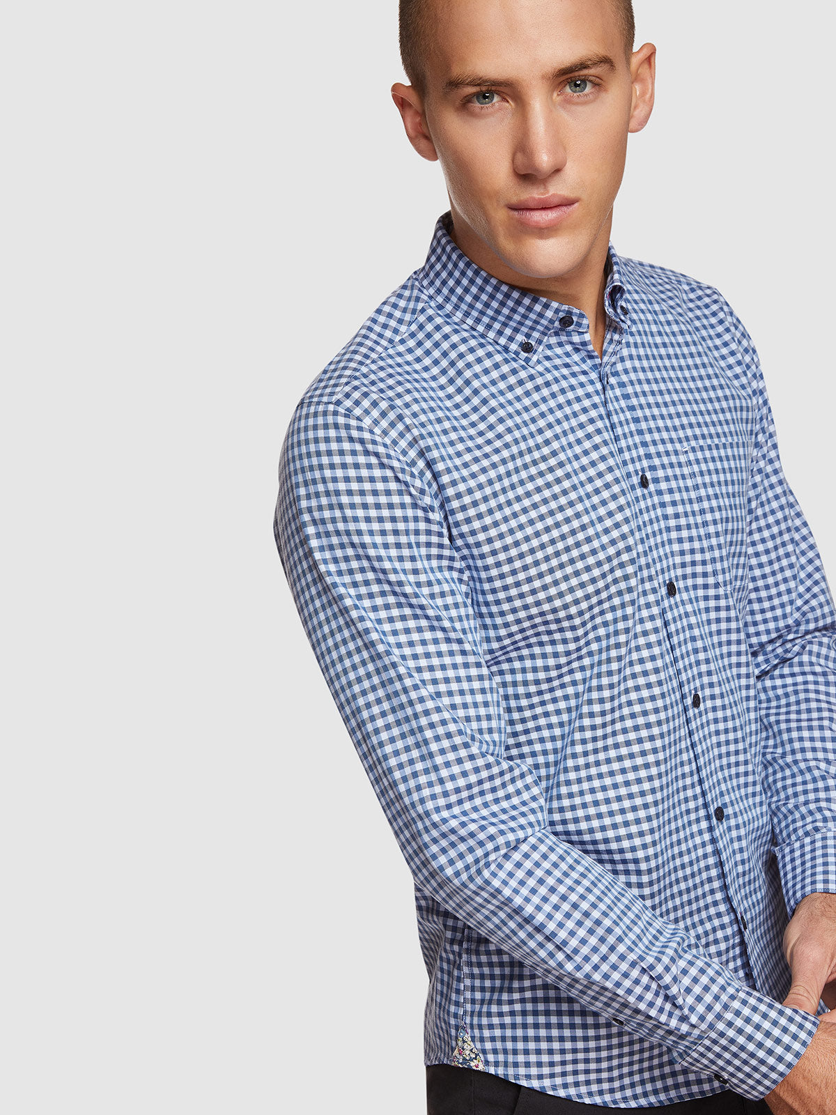 STRATTON TWILL CHECKED SHIRT