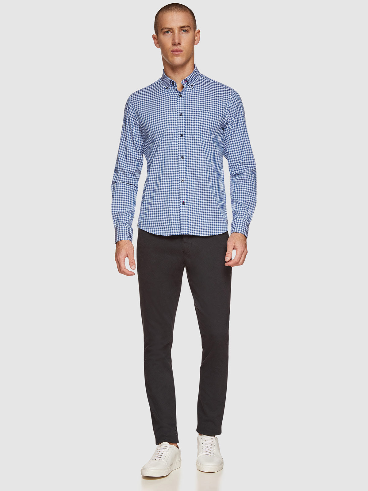 STRATTON TWILL CHECKED SHIRT