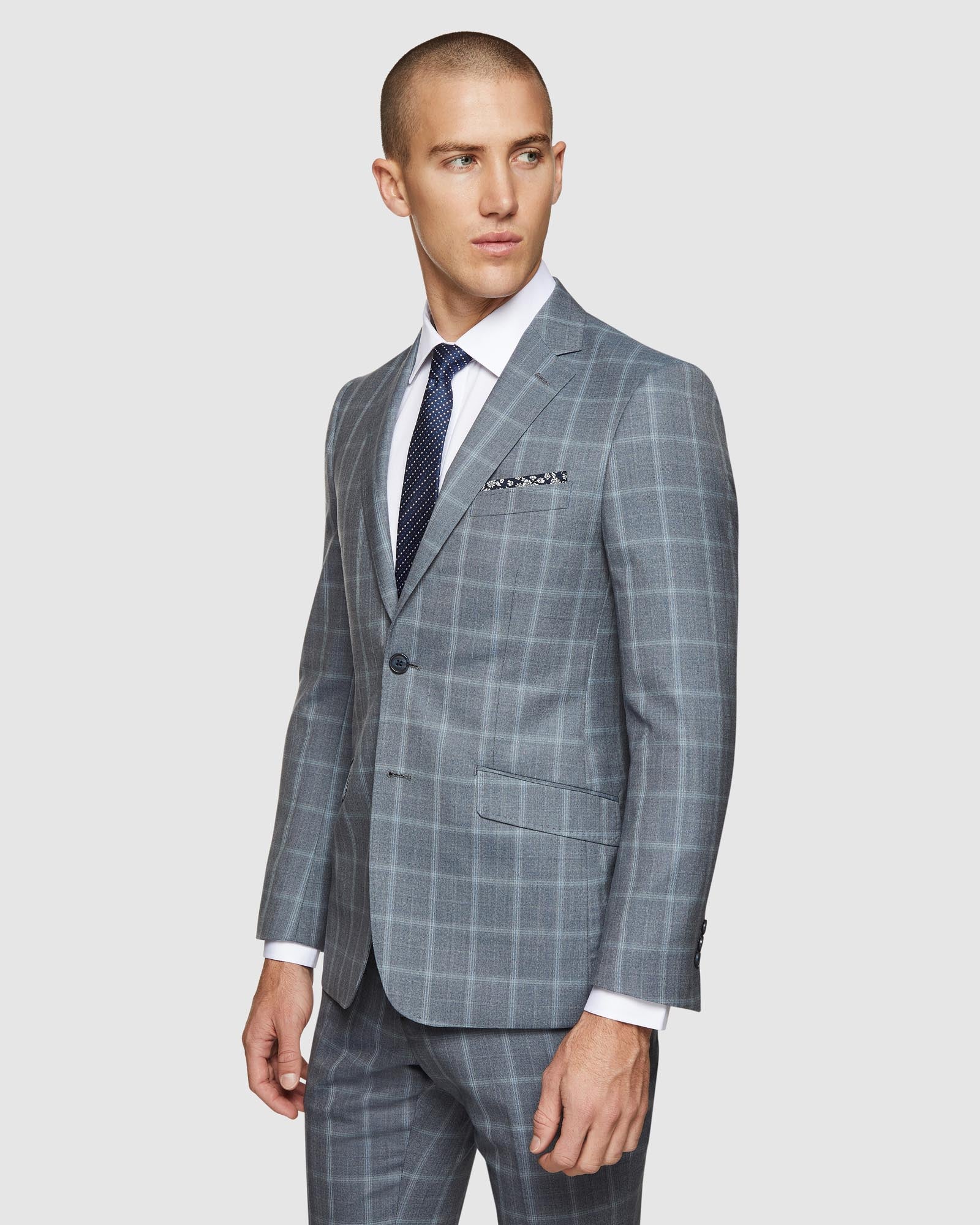 NEW HOPKINS WOOL CHECKED JACKET