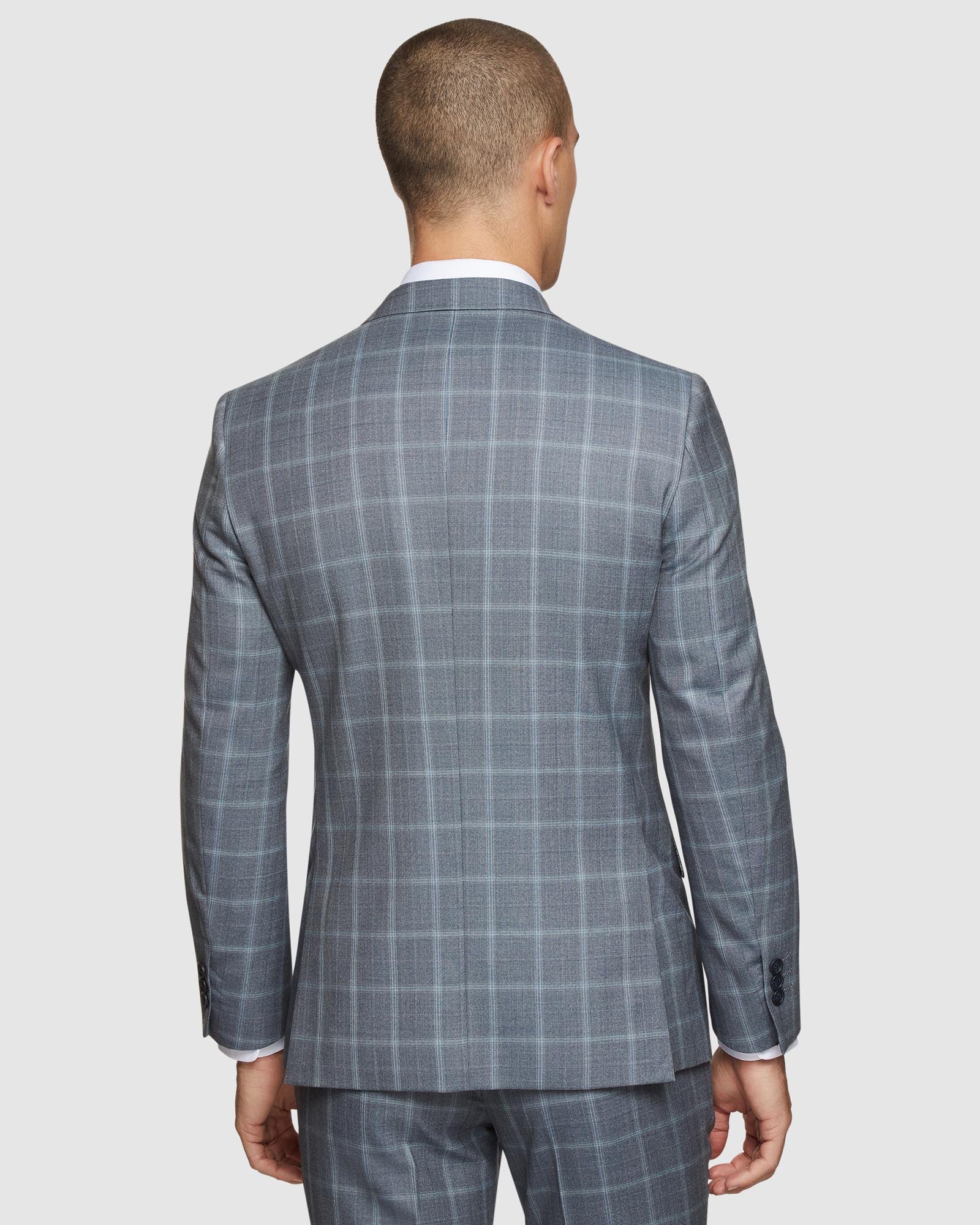 NEW HOPKINS WOOL CHECKED JACKET