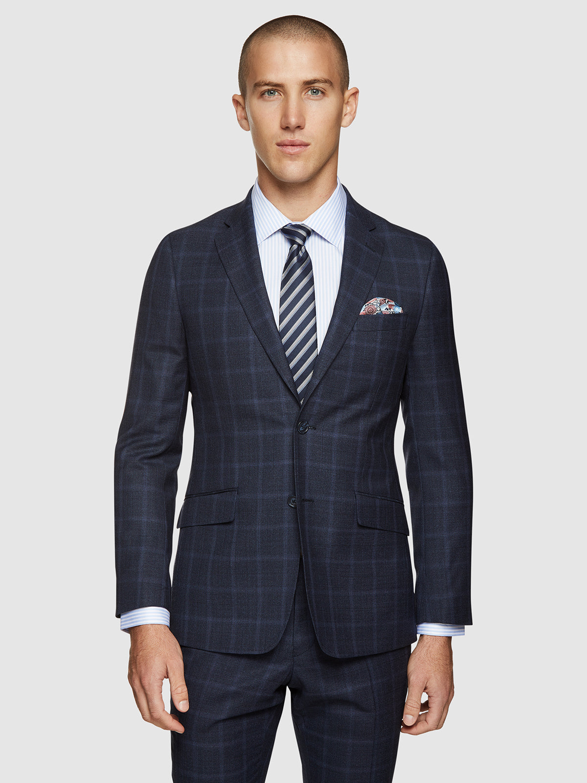 NEW HOPKINS WOOL CHECKED JACKET