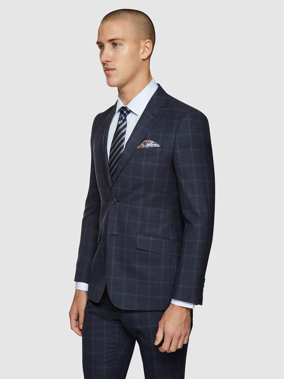 NEW HOPKINS WOOL CHECKED JACKET