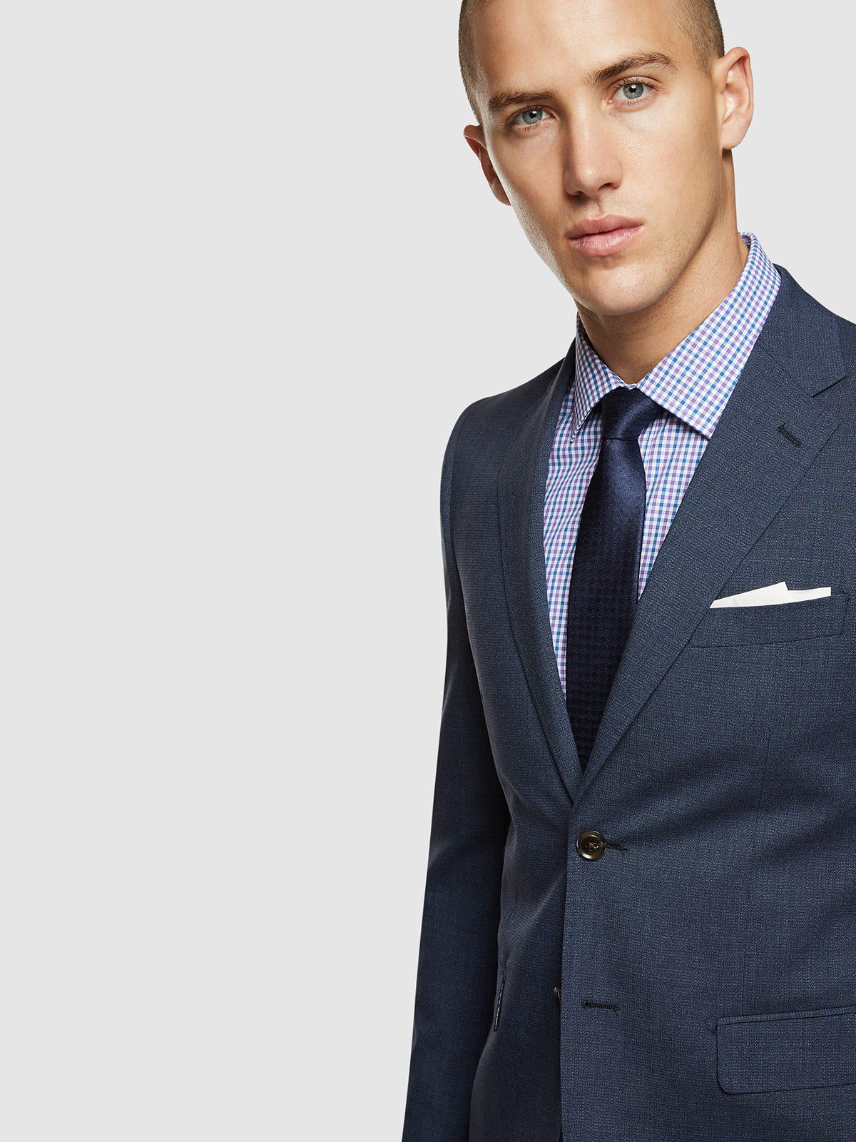 BYRON WOOL STRETCH SUIT JACKET