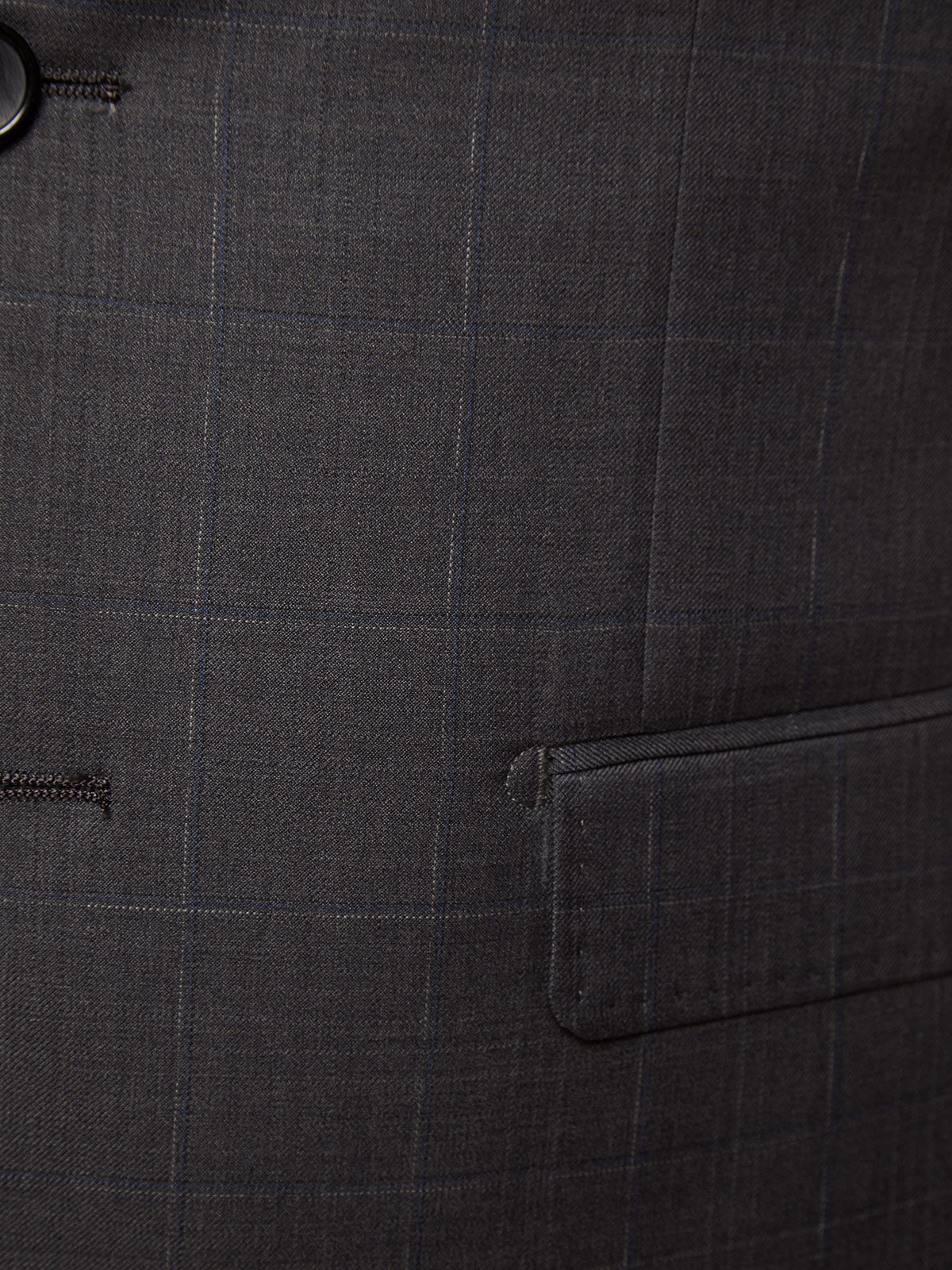 BYRON WOOL STRETCH CHECKED JACKET