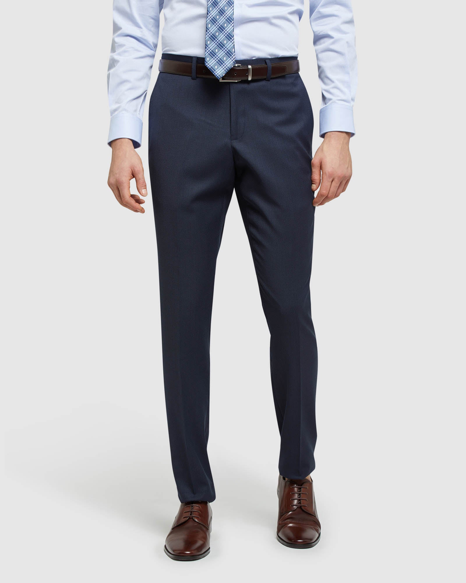 HOPKINS WOOL STRETCH SUIT TROUSERS