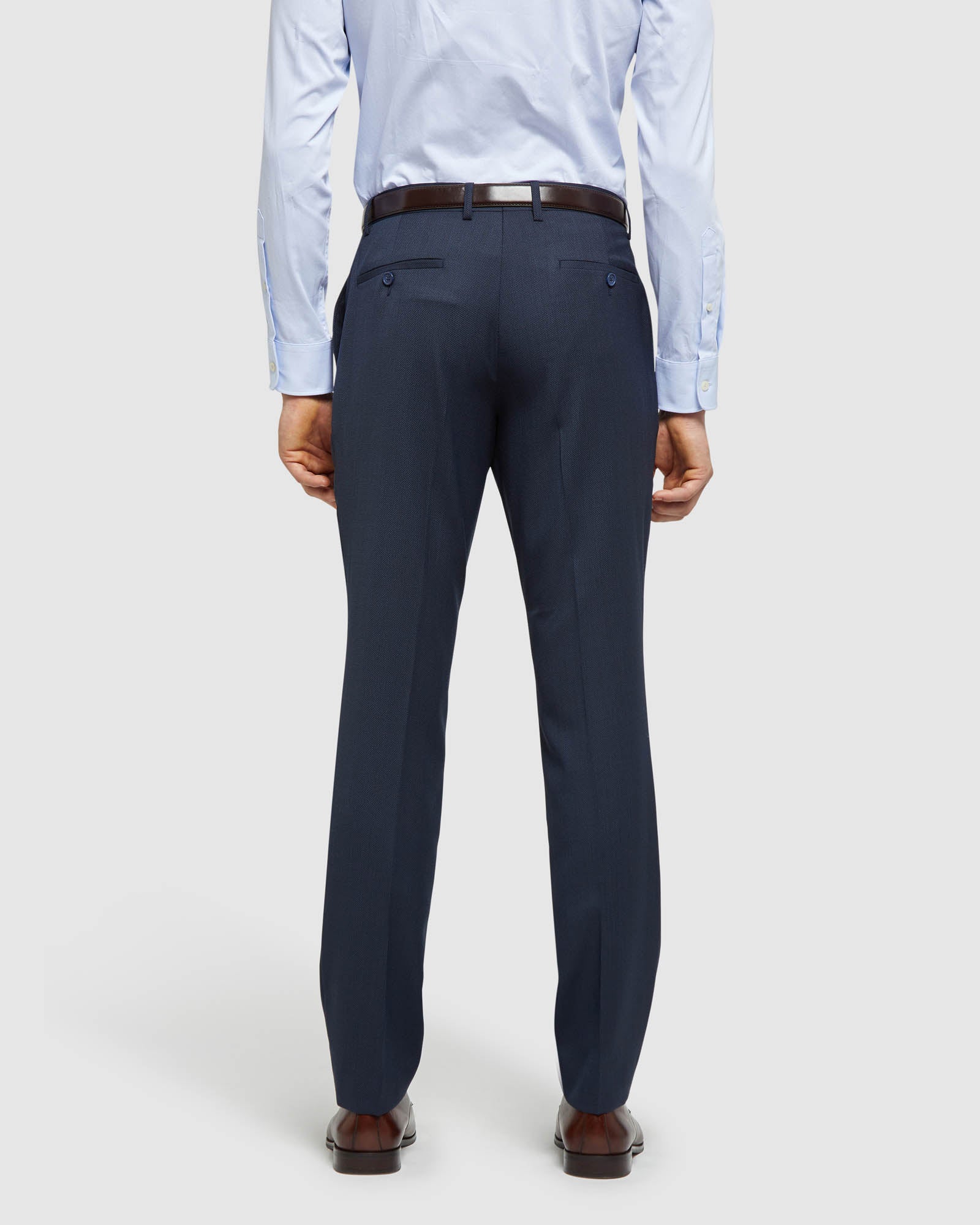 HOPKINS WOOL STRETCH SUIT TROUSERS