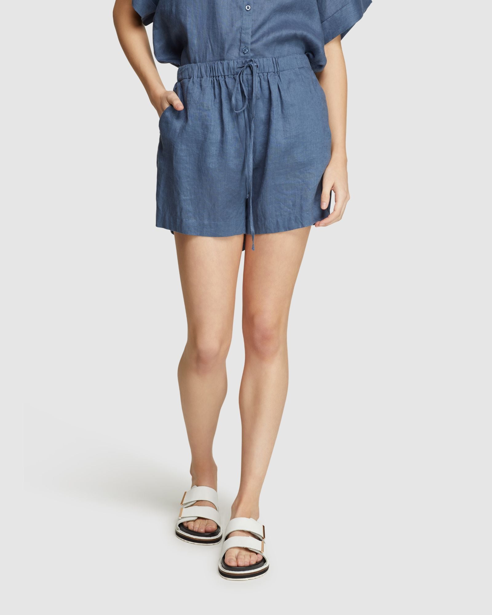 JUNIPER PURE LINEN SHORTS