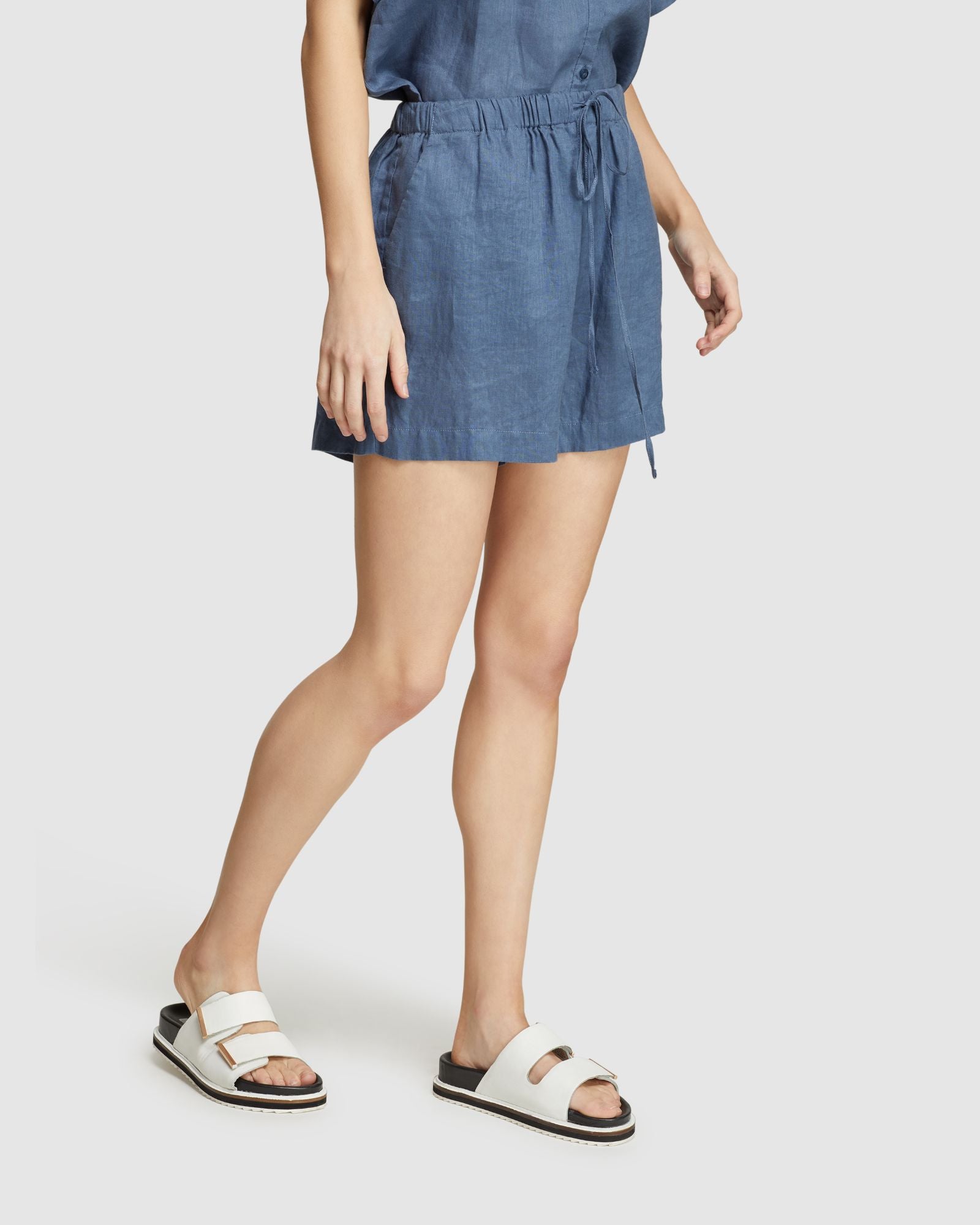 JUNIPER PURE LINEN SHORTS