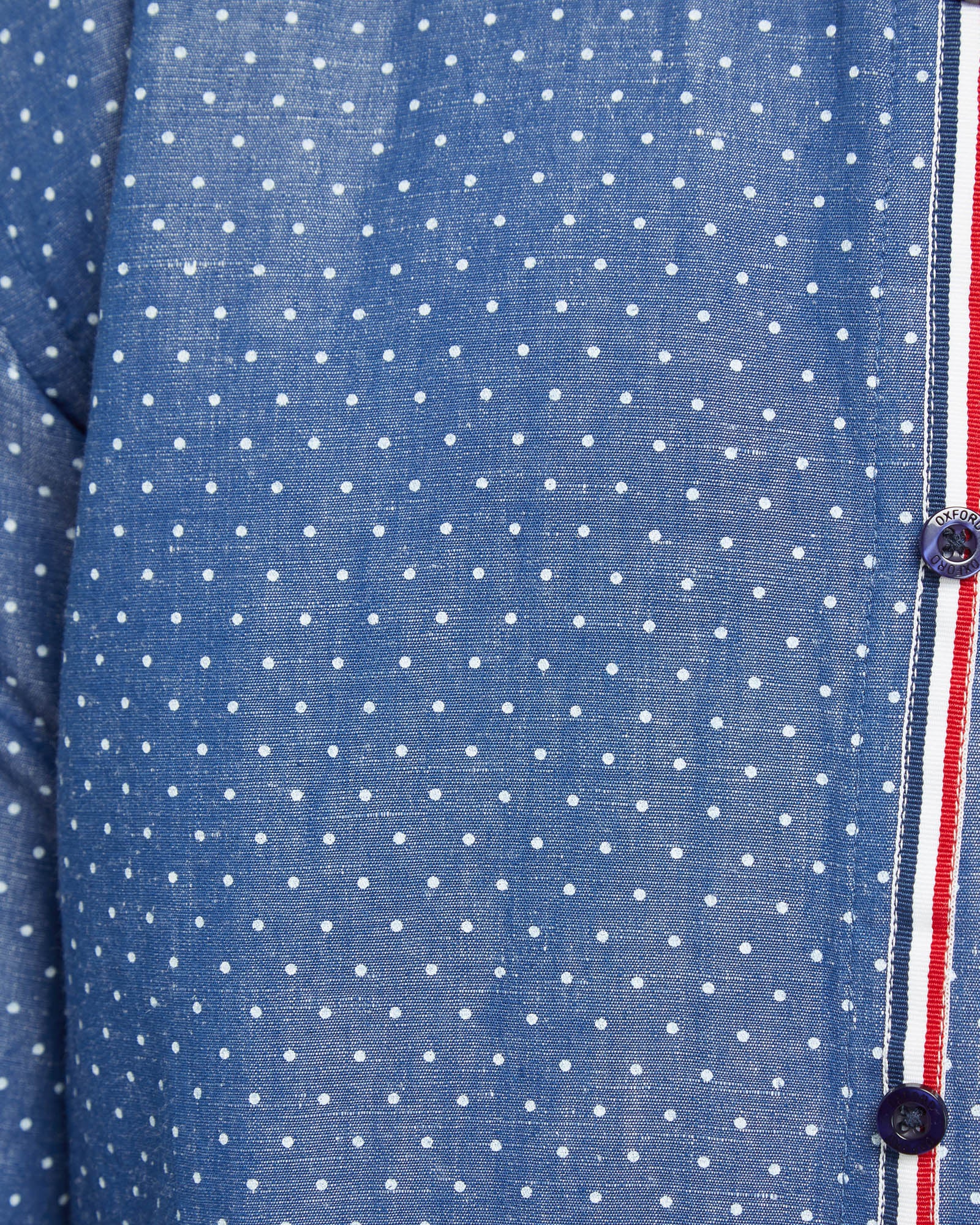 KENTON LINEN COTTON SPOT SHIRT