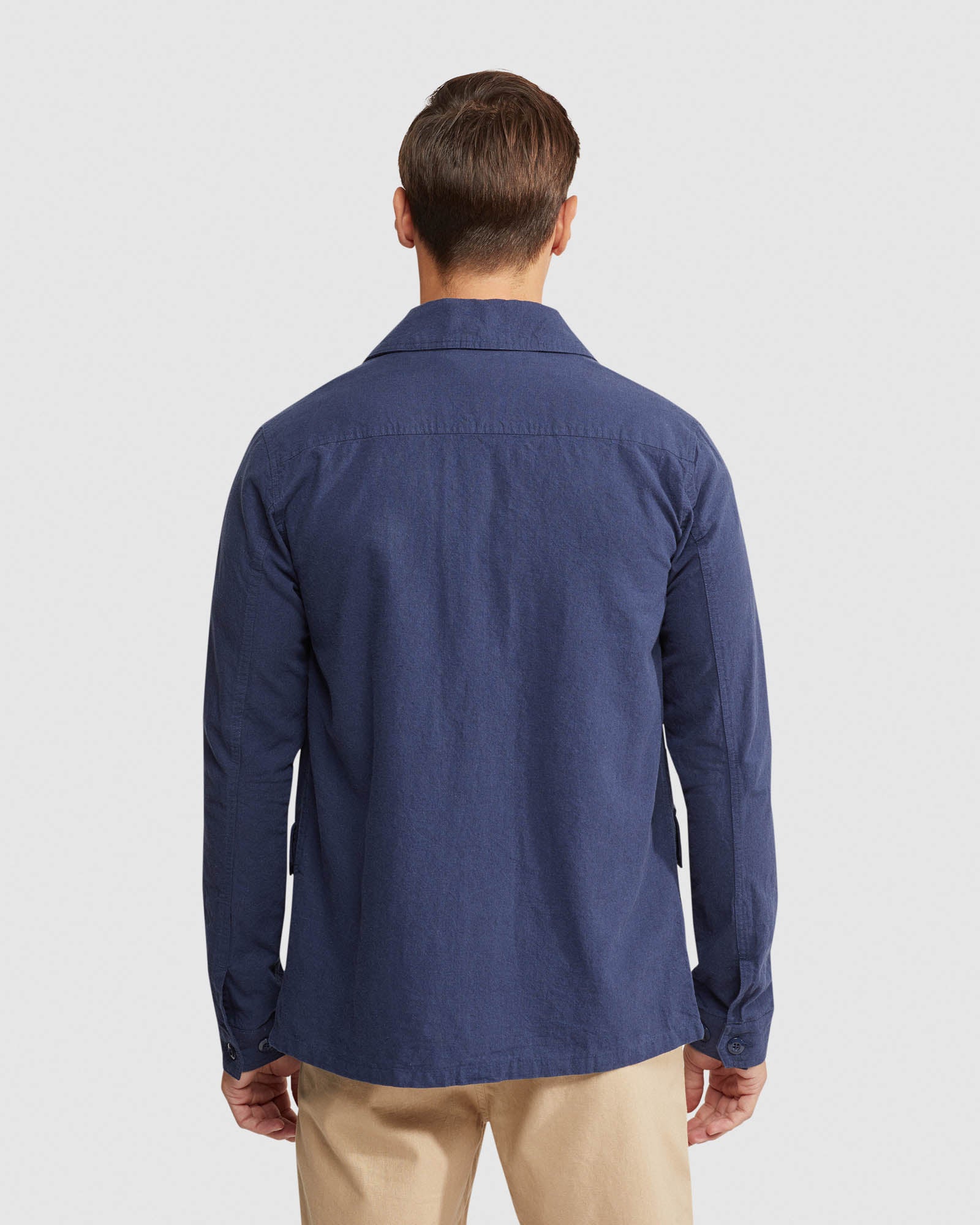 ALISTER LINEN COTTON OVERSHIRT