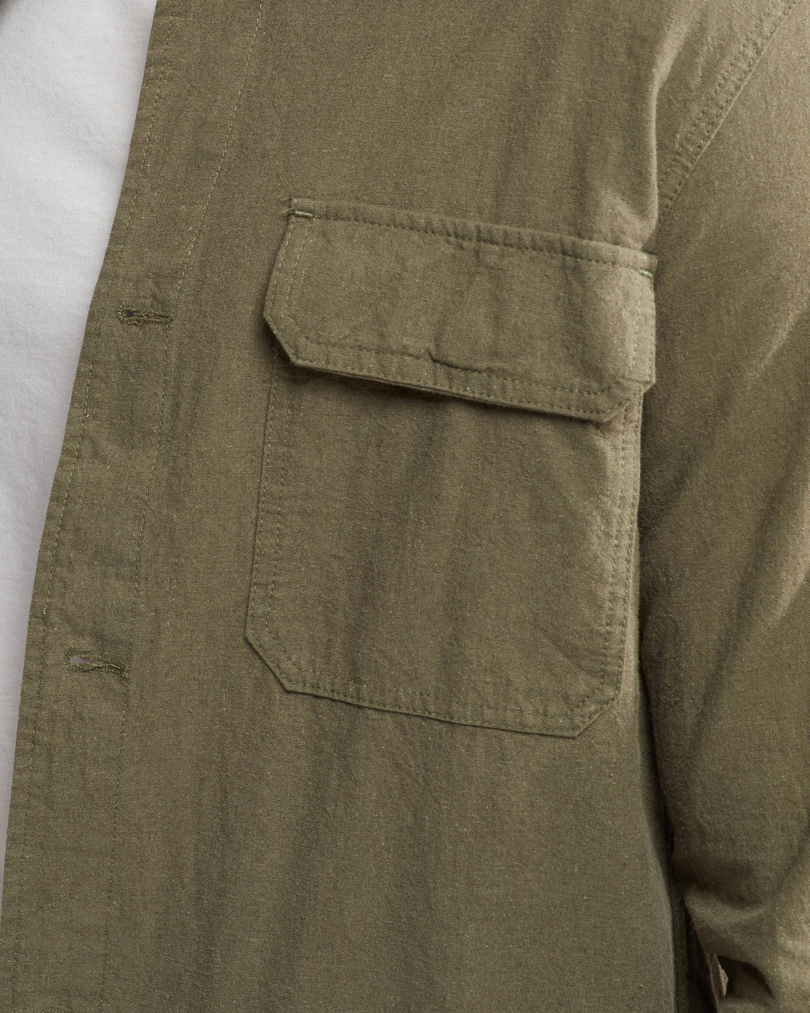 ALISTER LINEN COTTON OVERSHIRT