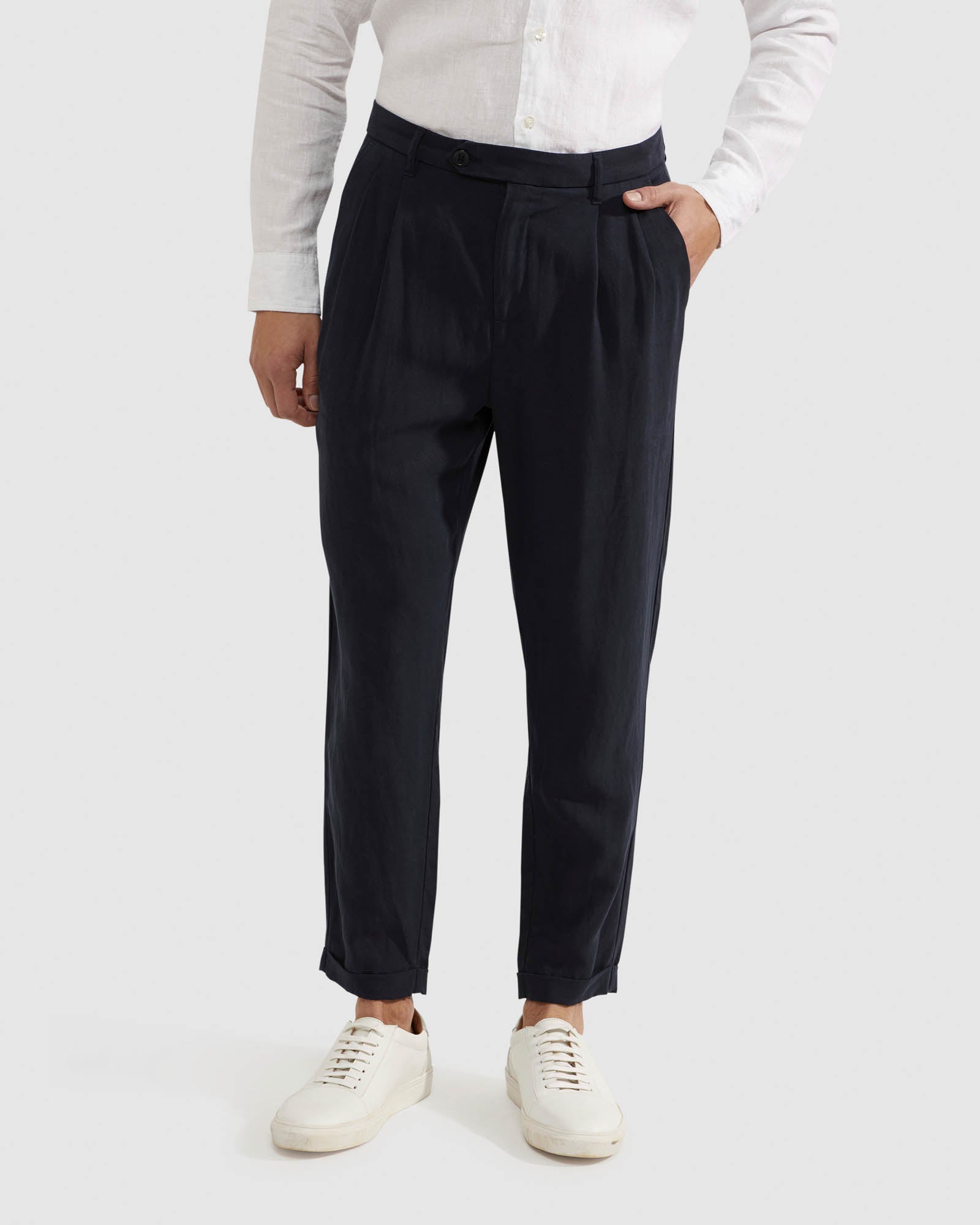 GARRAD TENCEL LINEN CASUAL PANTS